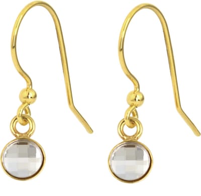 ARLIZI 1801 Oorbellen Swarovski Kristal Oorhangers - verguld - 2,5 cm