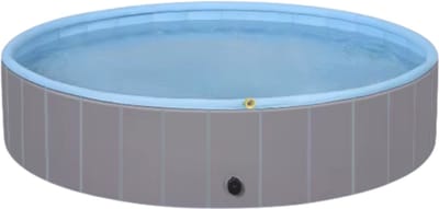 RM Store® - Opvouwbare Honden Zwembad - Draagbare Huisdieren Bad - Met Water Jets - Outdoor - Lichtblauw - 80 x 20 cm.