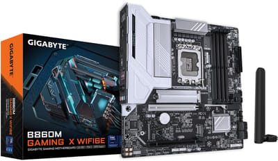 GIGABYTE B860M GAMING X WIFI6E Moederbord - Intel B860 - Intel LGA1851 - DDR5 RAM - Micro-ATX