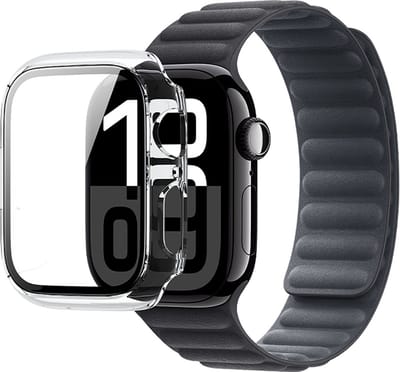 Force Case, Hoesje geschikt voor Apple Watch 10 42mm - Versterkt & Transparant, Transparant