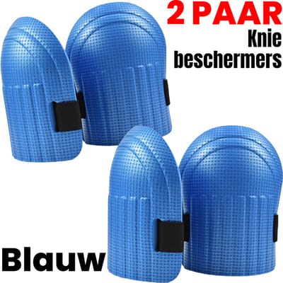 Allernieuwste.nl® 2 paar KNIE Beschermers Zacht Schuim EVA Kniebesschermers Tuin en Klussen - Kniebescherming - BLAUW 2 PAAR