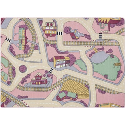 Kleden Rugsx REBEL ROADS TAPIJT Playtime 63 Kleine stad, 95x133 cm