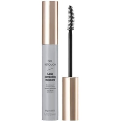 MISSHA No Retouch Corrigerende Mascara 9.5g – Langhoudende Mascara voor Wimper- en Wenkbrauwfixatie Black