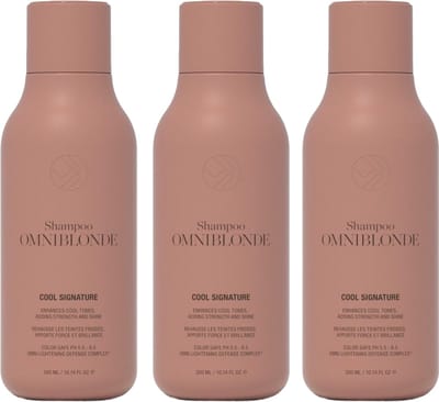 3 Stuks Omniblonde Cool Signature Shampoo 300ml