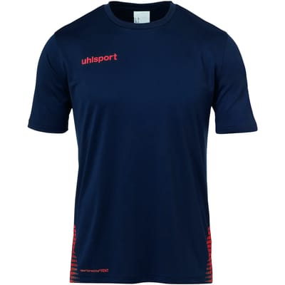 Uhlsport Score Training T-Shirt Kind Marine-Fluo Rood Maat 116