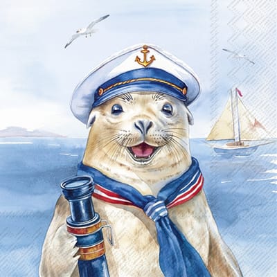 Servetten Captain Charlie