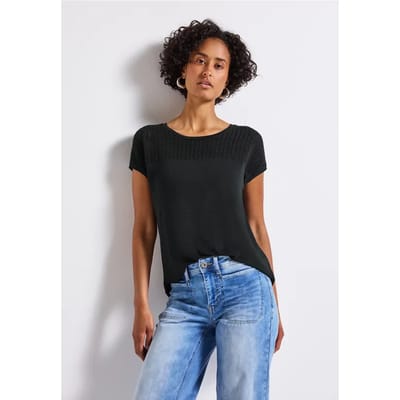 Shirt met kanten details