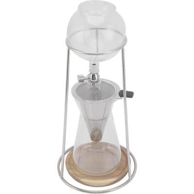 Drip Coffee Maker Herbruikbaar Borosilicaatglas Iced Coffee Maker voor Café Huiskeuken 600ml gray