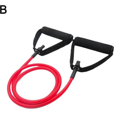 5 Niveaus Weerstandsbanden met Handvatten Yoga Trektouw Elastische Fitness Oefening Tube Band voor Thuis Workouts Sterkte Trainin G7A3 China