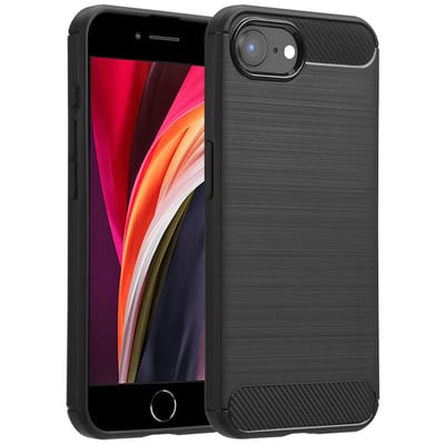 imoshion Hoesje - Geschikt voor Apple iPhone 17e / 16e - Brushed Backcover - Zwart
