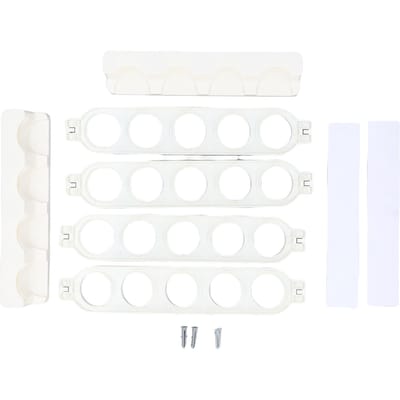 Organisateur de rangement pour porte-capsules de café Contient 20 capsules Présentoir à capsules de café pour la cuisine blanc