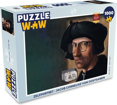 Puzzel Zelfportret - Jacob Cornelisz van Oostsanen - Legpuzzel - Puzzel 1000 stukjes volwassenen