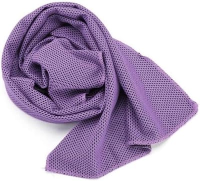 Sneldrogende Handdoek - Sport Handdoek - Fitness en Sport - Directe Koeling - 10x10 millimeter - Blauw