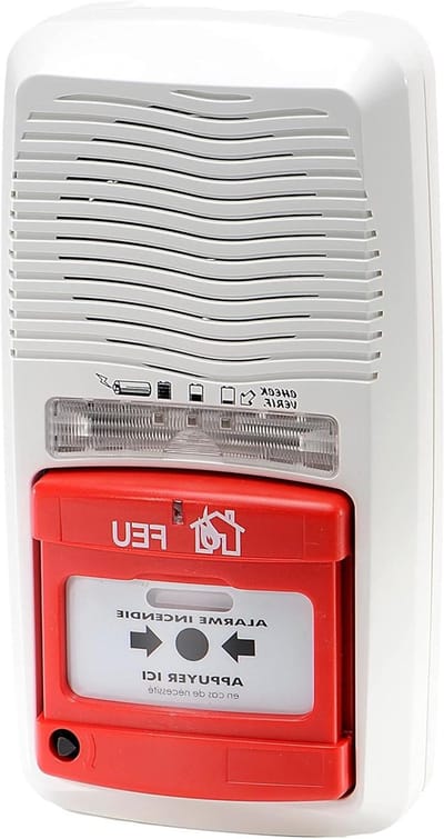 Draadloos Brandalarm - Type 4 Sirene - Branddetectie - Batterij Aangedreven - 90 dB Sirene - Onbekend
