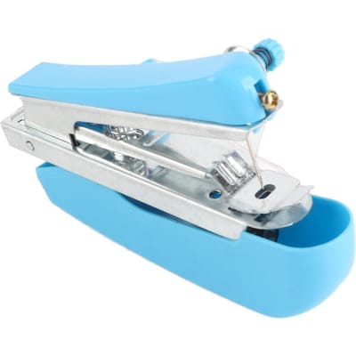 Handnaaimachine Praktisch Draagbaar Blauw Mini Naaimachine voor Huishouden Reizen white