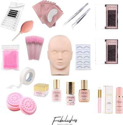 Startpakket wimperextensions | Starterskit | starterspakket nepwimpers | pakket wimpers lashes twv € 220