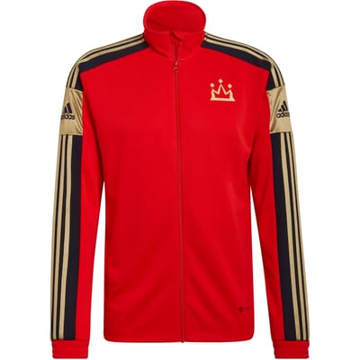 Trainingsjack adidas Veste de football AEROREADY couleur rouge