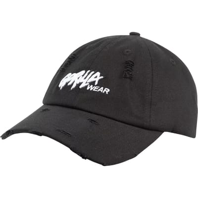 Gorilla Wear Galway Distressed Cap - Pet - Zwart