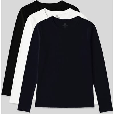 Dames Lange Mouwen T-shirt met Ronde Hals