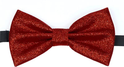 Sorprese Vlinderdas - Rood Glitter - voorgestrikt - vlinderstrik - strik - strikje