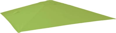 Vervangende hoes voor luxe zweefparasol MCW-A96, parasolhoes, 3x4 m (Ø 5 m), polyester ~ lichtgroen