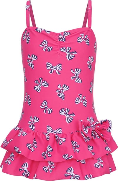Badpak met strik rose 116-122