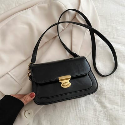 Nieuwe Winter Niche Schoudertas Retro Crossbody Tas Dames Textuur Effen Kleur Modieuze Casual Vierkante Tas Trendy gray