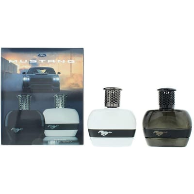 Set Ford: Mustang White, Eau De Toilette, Voor Mannen, 50 ml + Mustang Black, Eau De Toilette, Voor Mannen, 50 ml