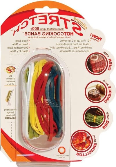 25 Silicone kook bak grill bbq invries bandjes in 5 kleuren Herbruikbaar! | Grillen | Barbecuen
