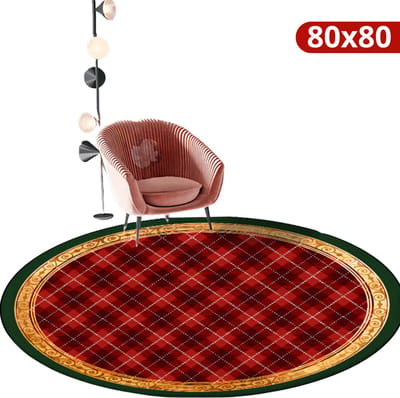 Bovista Kerstboomkleed - Kerstkleed - Kerstboomring - Kerstrok - Kerstboomrok Voor Kunstboom - Kerstboomdeken - Kerstboom Mand - Kerstboomrok - Rond 80cm