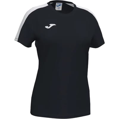 Joma Academy III Shirt Korte Mouw Dames - Zwart / Wit | Maat: M