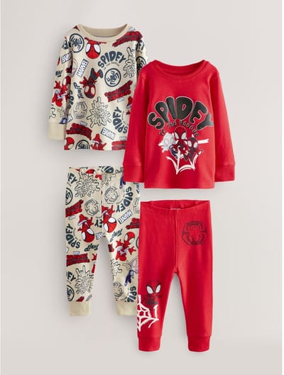 Next - Jongens - Set van 2 behaaglijke pyjama's - Rood