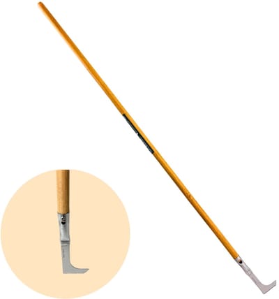 Synx Tools Voegenkrabber - Voegenmes Roestvrije staal - onkruidverwijderaar - onkruidkrabber met steel 120 cm