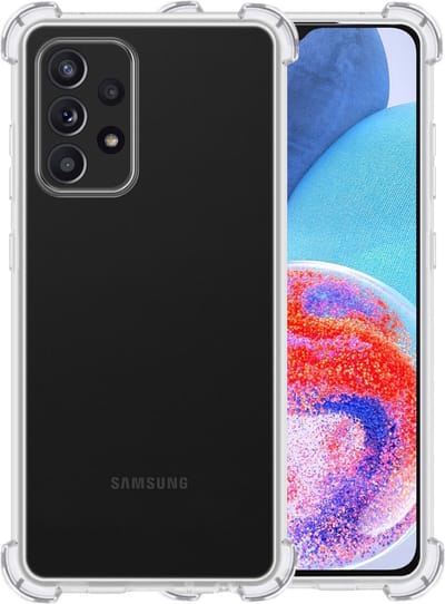Hoesje - Geschikt voor Samsung Galaxy A23 - Sterk & Shockproof - Siliconen Case - Back Cover - Telefoon Hoes Shock Proof - Telefoonhoesjes - Transparant