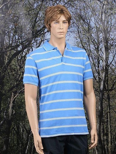 Poloshirt Milano blauw M