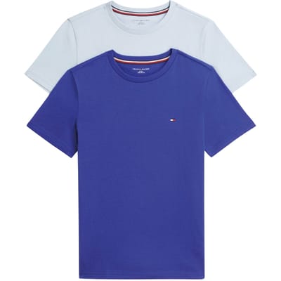 Tommy Hilfiger Cotton Crew Neck T-shirt Junior (2-pack)
