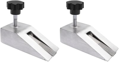 Verstelbare Deurstopper - Deurvanger Deurhouder - Muren Beschermen - Roestvrij Staal - 2 stuks - Zilver
