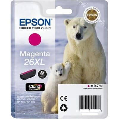 Epson Inktcartridge 26XL (C13T26334012) Magenta Hoge capaciteit