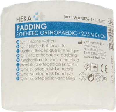 Heka Synthetische wattenrol 2.75 x 6cm 1 Rol