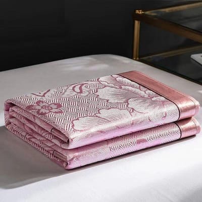 Zomer Mat van IJszijde met Kussensloop Gemakkelijk schoon te maken Opvouwbare Koele Slaapmat Machinewasbare Matrasbeschermer Lakens 90 150 180 90X195CM 2PCS