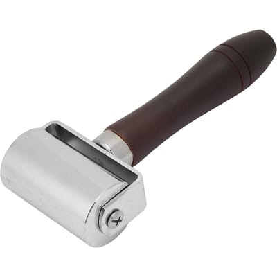 DIY Lederen Persrandroller Lederen Rolwiel Lijm Lamineren Rolgereedschap (60 mm)