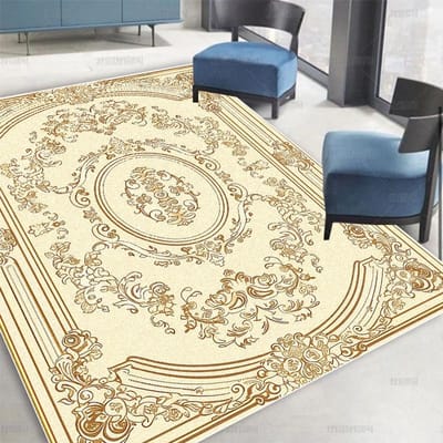 Nordic Stijl Grote Oppervlakte Bloementapijten Woonkamer Licht Luxe Zacht Bankgebied Tapijt Huis Slaapkamer Decoratie Garderobe Vloermat 120*160cm