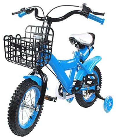 Kinderfiets 12 inch met steunwielen voor jongens en meisjes 2-4 jaar