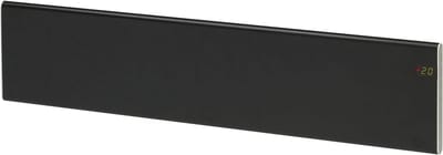 Elektrische Convector - Wandverwarming - Ruimte Verwarmen - Plat Design - 1000W 128x9x20 cm - Zwart