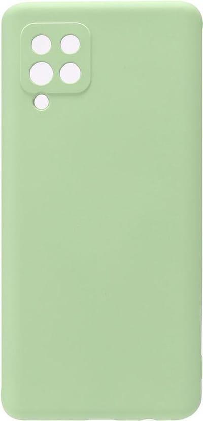 Shop4 - Samsung Galaxy A42 5G Hoesje - Zachte Back Case Mat Mint Groen