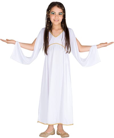 dressforfun - Meisjeskostuum Griekse prinses Efgenia 128 (8-10y) - verkleedkleding kostuum halloween verkleden feestkleding carnavalskleding carnaval feestkledij partykleding - 300372