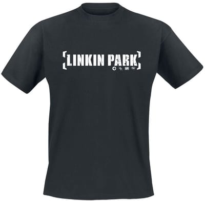 Linkin Park T-shirt - Bracket Logo - S tot 5XL - zwart