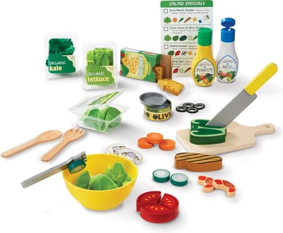 Melissa & Doug Salade-set - Speelgoedeten & -drinken - Multicolor - 52-delig - vanaf 3 jaar