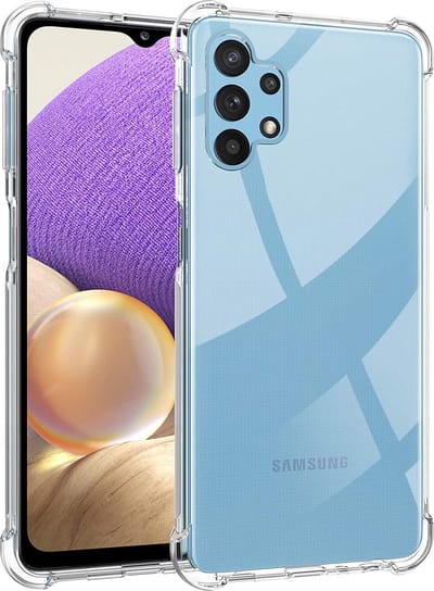Hoesje voor Samsung Galaxy A32 5G backcover Shockproof siliconen Transparant