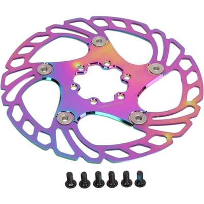 Rotor de Disque de Frein Flottant pour Vélo avec 6 Boulons pour Accessoires de Vélo de Route et de Montagne 160MM purple